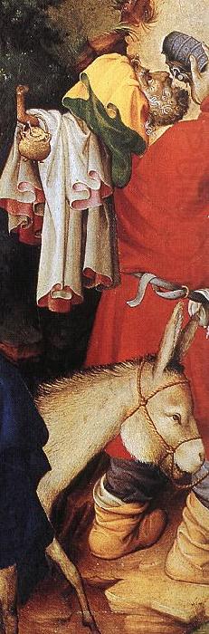 The Flight into Egypt (detail) dsf, BROEDERLAM, Melchior